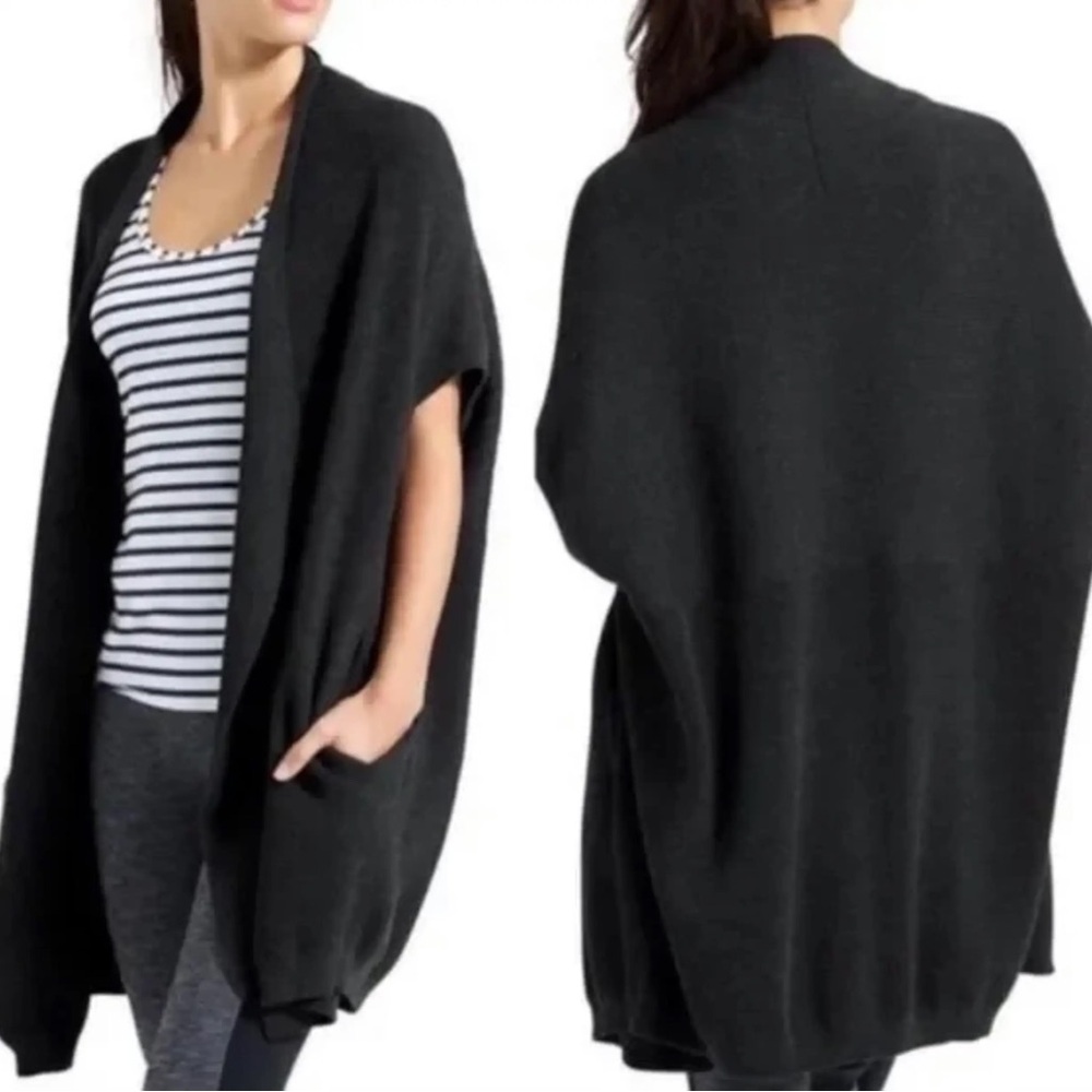Athleta Drak Grey Restful Cocoon Sweater